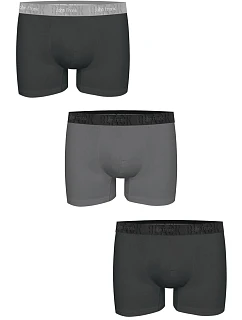 Pánské boxerky John Frank JF3BBLK03 3PACK