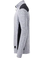 Daiber JN 862 Pánská pracovní bunda pletený fleece - Strong 02.0862 white melange/carbon Daiber JN 862 Pánská pracovní bunda pletený fleece - Strong 02.0862 white melange/carbon