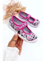 Dětské baleríny Befado 114X521 šedá-růžová Dětské baleríny Befado 114X521 šedá-růžová