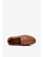 Mokasíny z přírodní kůže Vinceza 18121 Camel