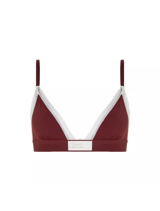 Dámská podprsenka UW0UW04750 VLP vínová - Tommy Hilfiger Dámská podprsenka UW0UW04750 VLP vínová - Tommy Hilfiger
