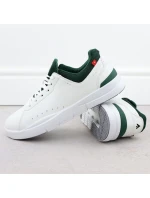 McArthur MC19 pánská bílá kožená sportovní polobotka