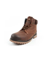 Wrangler Arch pánské boty sable boots smart leather dark brown