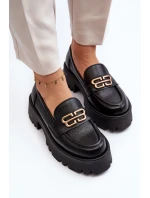 Zazoo 20164 Dámské Mokasíny Z Pravé Kůže Černé
