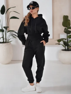 Dámská tepláková souprava SERINE černá FashionStreet AY0643