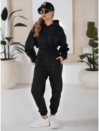 Dámská tepláková souprava SERINE černá FashionStreet AY0643