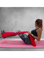 Fitness guma Profit 120*15*0,55 cm červená DK 2227