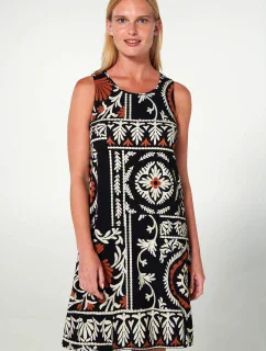 Vamp - Šaty bez rukávů s potiskem 20481 - Vamp