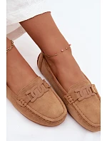 Dámské módní semišové mokasíny Camel Rabell