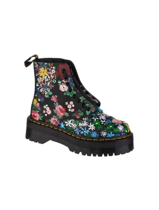 Dámské kotníkové boty 27128001 Floral DM27128001 Černá mix barev - Dr. Martens
