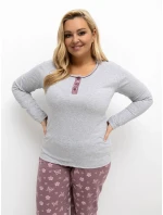 DU PI pyžamo FP 500.25 šedé DU PI pyžamo FP 500.25 šedé