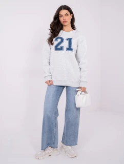 WT BL mikina A1063.64 světle šedá