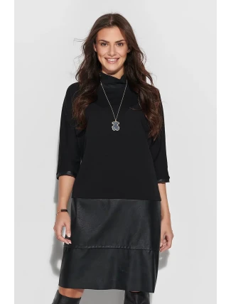 Denní šaty NU 318 černé - Numinou