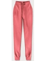 Růžové teplákové kalhoty (CK01-37) Růžové teplákové kalhoty (CK01-37)