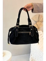 Taška z přírodního semiše černá Danira