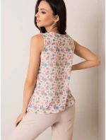 Dámský top D50039F11004A světle béžový Dámský top D50039F11004A světle béžový