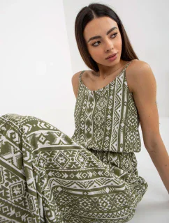 Dámské šaty D73771R30313B khaki - FPrice