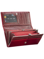 Kožená peněženka Semiline RFID P8228-2 Červená