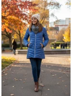Dámská sezónní bunda 21809 modrá - FPrice