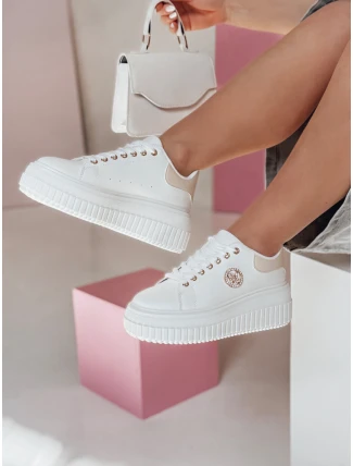 Dámské tenisky na platformě KITNOT beige FashionStreet ZY0921