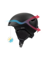 Lyžařská helma Meteor Avalo S 53-55 cm černá Lyžařská helma Meteor Avalo S 53-55 cm černá