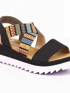 Sandály Rieker V44G8-14 W RKR533A