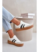 Dámské tenisky na platformě bílo-šedé Nesonice