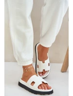 Pěnové Pantofle S Výřezy Bílé Neladith Pěnové Pantofle S Výřezy Bílé Neladith