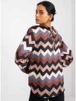 Halenka DHJ BZ 12311.49P černá a béžová