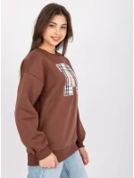 Mikina EM BL U617.95 tmavě hnědá Mikina EM BL U617.95 tmavě hnědá