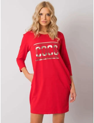 Šaty RV SK 6894.44P červená Šaty RV SK 6894.44P červená