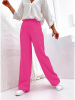 Elegangní dámské kalhoty ve fuchsijové barvě (8247)