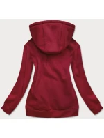 Dámská sportovní mikina ve vínové bordó barvě (W03-21)