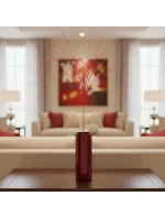 DEKORATIVNÍ VĚTEV 117CM ČERVENÁ