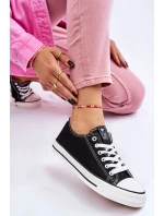 Dámské klasické tenisky černé a bílé Ecoma Dámské klasické tenisky černé a bílé Ecoma