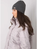 Dámská čepice.96 tmavě šedá Dámská čepice.96 tmavě šedá