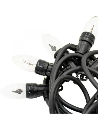 OSVĚTLENÍ SVĚTELNÉHO ŘETĚZCE IMITUJÍCÍHO PLAMEN 10LED