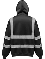 Yoko HVK 05 Hi-Vis mikina s kapucí 79.VK05 black Yoko HVK 05 Hi-Vis mikina s kapucí 79.VK05 black