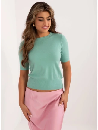 Dámská halenka PM BZ N30001.28 Mint zelená - FPrice Dámská halenka PM BZ N30001.28 Mint zelená - FPrice