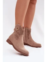 Boty na podpatku model 224619 Step in style Boty na podpatku model 224619 Step in style