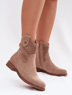 Boty na podpatku  model 224619 Step in style