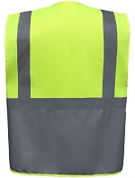Yoko HVW 801 Hi-Vis multifunkční vesta 79.W801 hi vis yellow/grey Yoko HVW 801 Hi-Vis multifunkční vesta 79.W801 hi vis yellow/grey