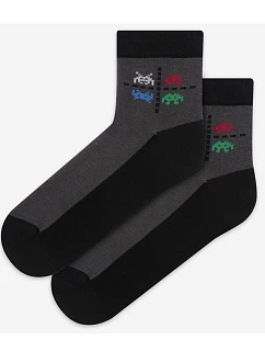 Tenké barevné ponožky 11-15 let chlapec. 244.N59