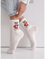 Milena ponožky 0200-144 Valentýnský medvěd 37-41