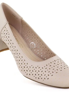 Dámské otevřené lodičky béžové Sergio Leone PB293