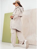 Dámská přechodná bunda parka MOZA šedá FashionStreet TY4286