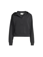 CASALL Peachy Mikina s kapucí do V černá