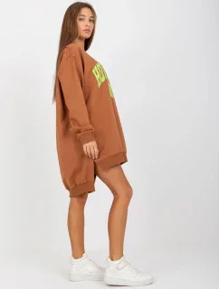 Mikina VI BL 3102.01P hnědo-zelená