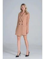 Dámské šaty M822 Brown - Figl Dámské šaty M822 Brown - Figl