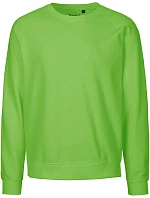 Neutral O 63001 Unisex raglánová mikina z bio bavlny 77.6301 lime Neutral O 63001 Unisex raglánová mikina z bio bavlny 77.6301 lime